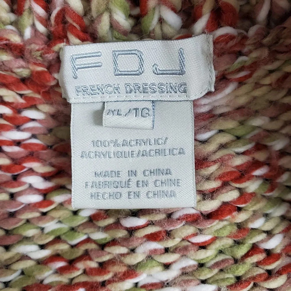 FDJ FRENCH DRESSING | Chunky Faux Wool Button Front Sweater XL - Picture 8 of 11